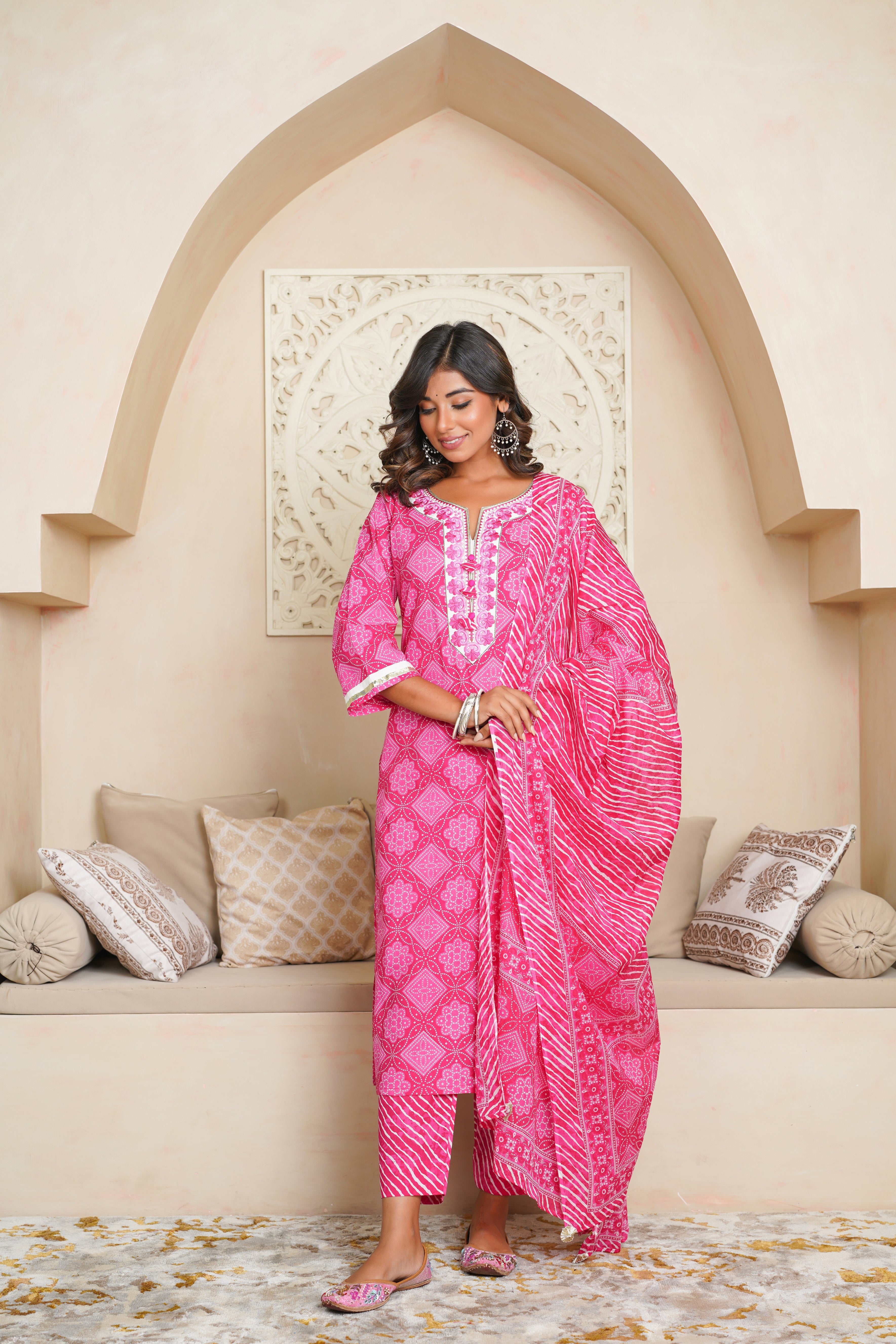 Rani Bhandej Cotton Suit Set