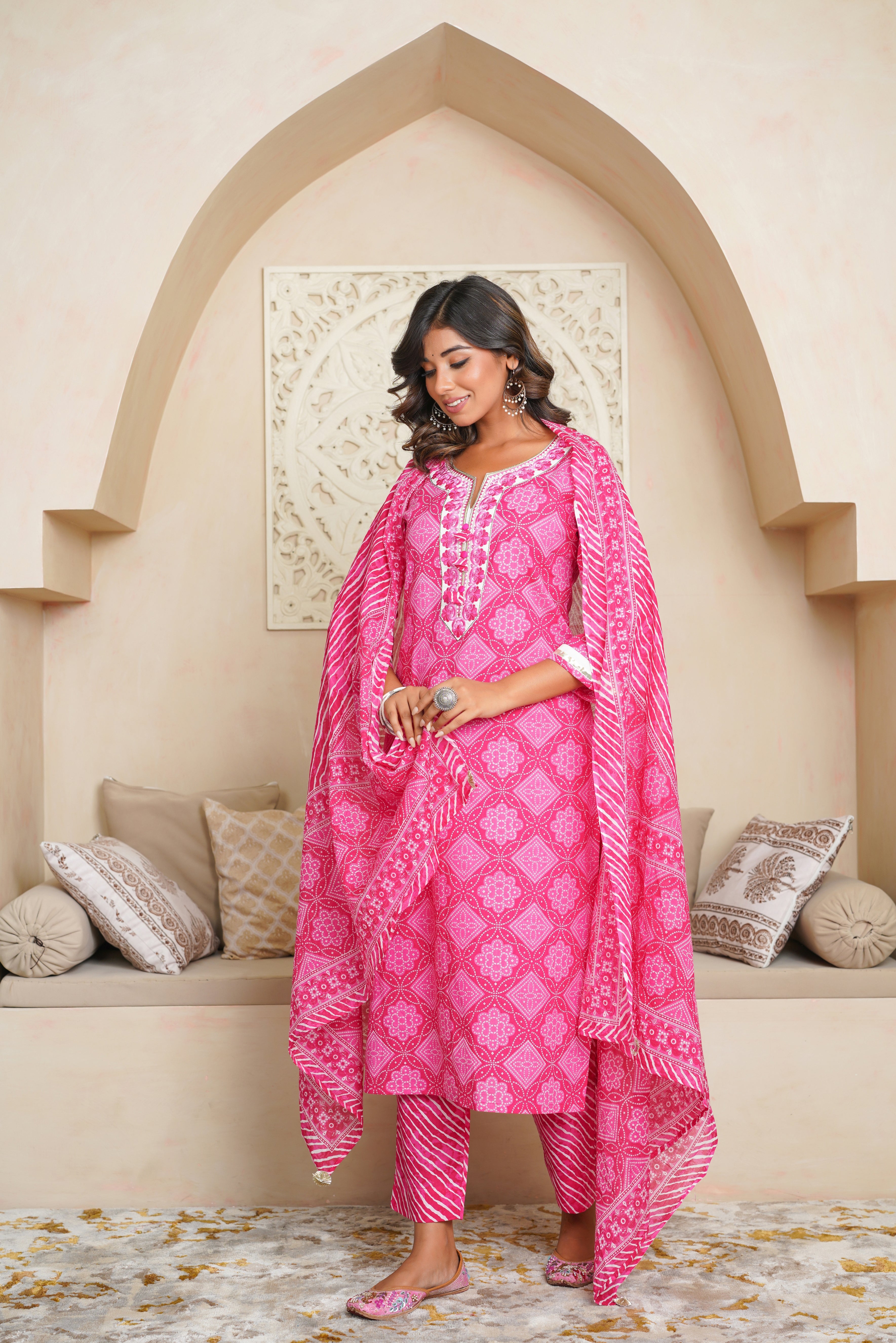 Rani Bhandej Cotton Suit Set