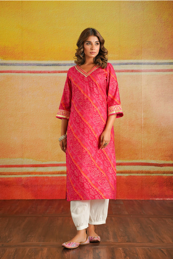 Rani Bhandej Printed Modal Kurta