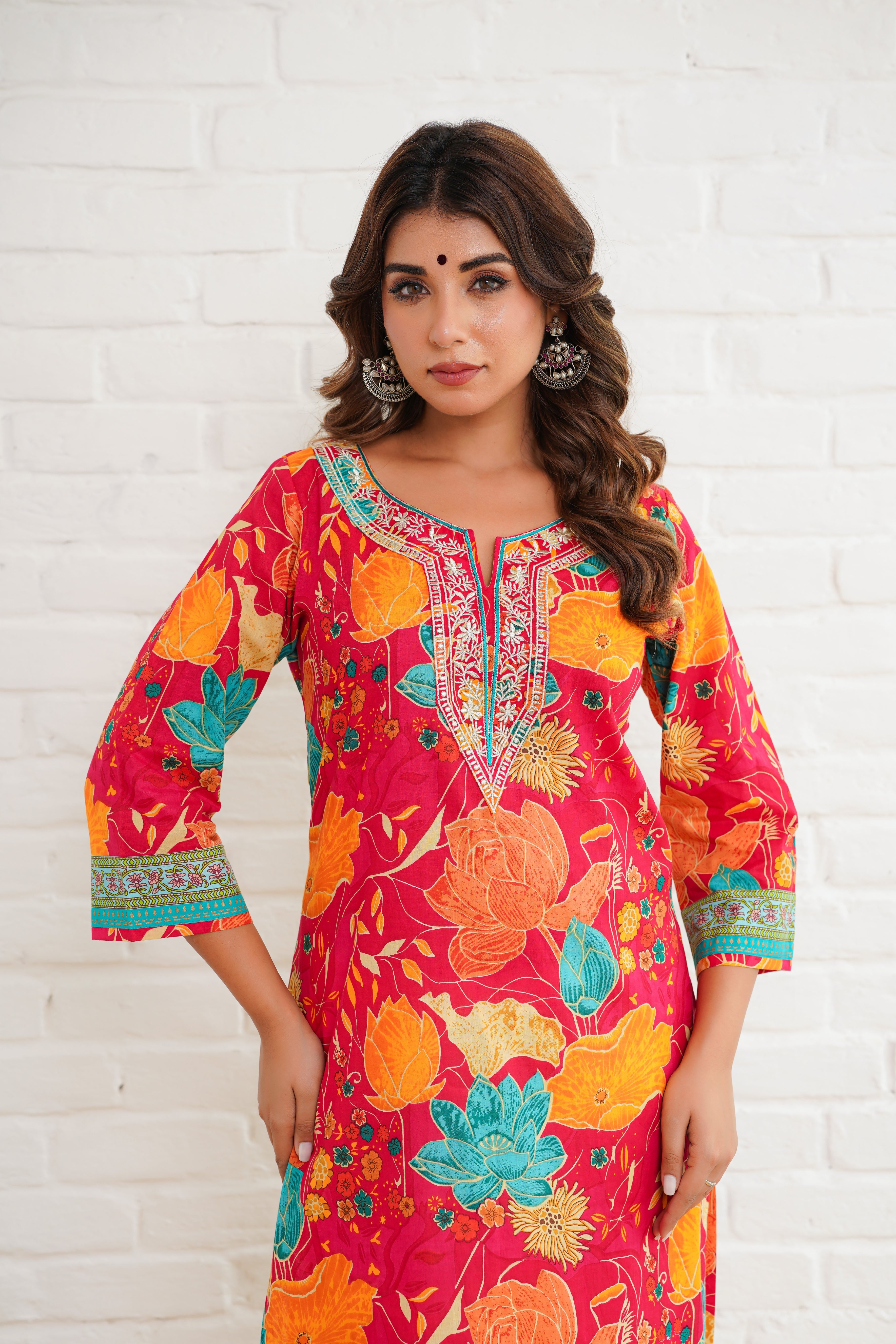 Rani Multifloral Printed Cotton Kurta