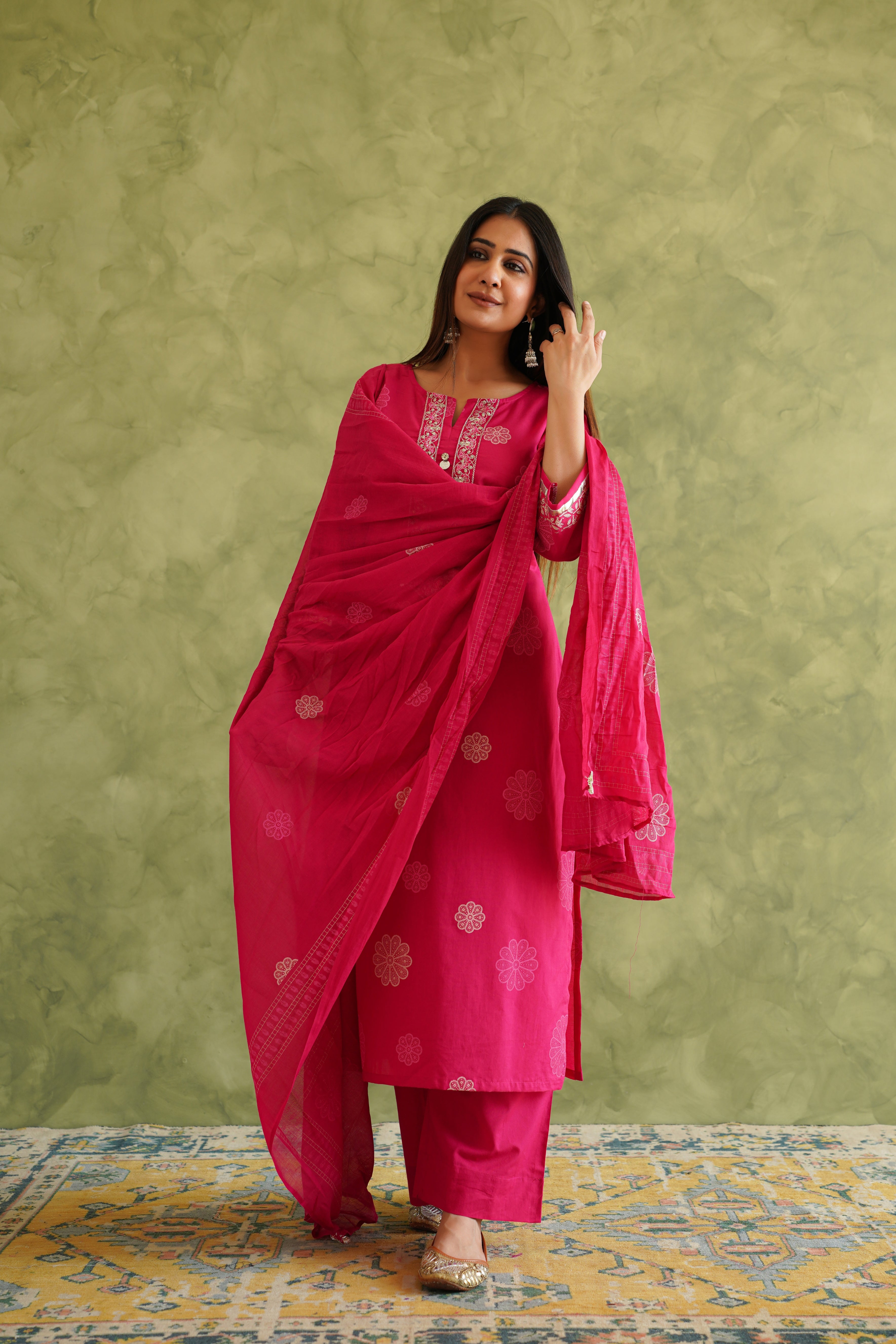 Rani  Floral Printed Suit Set