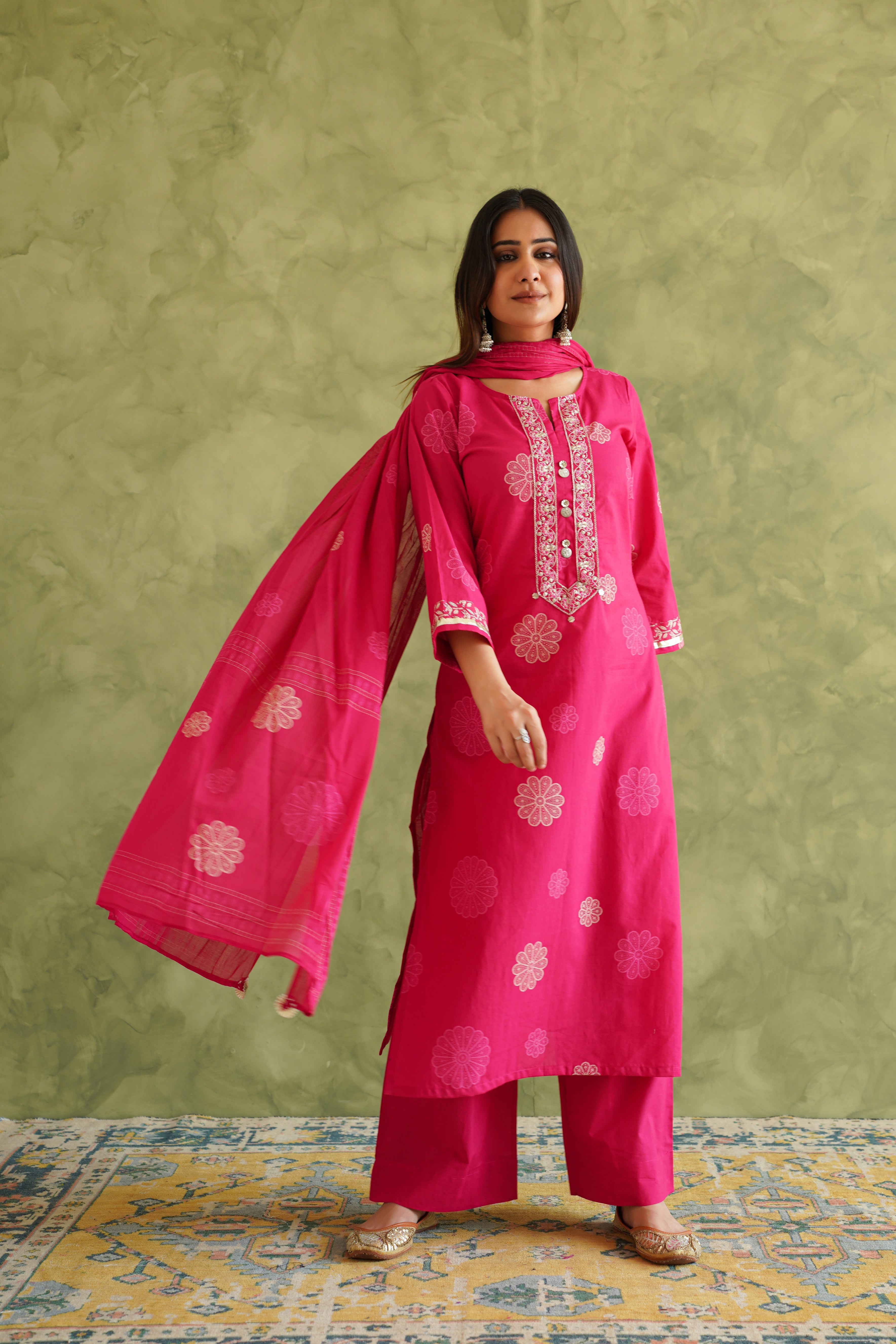 Rani  Floral Printed Suit Set