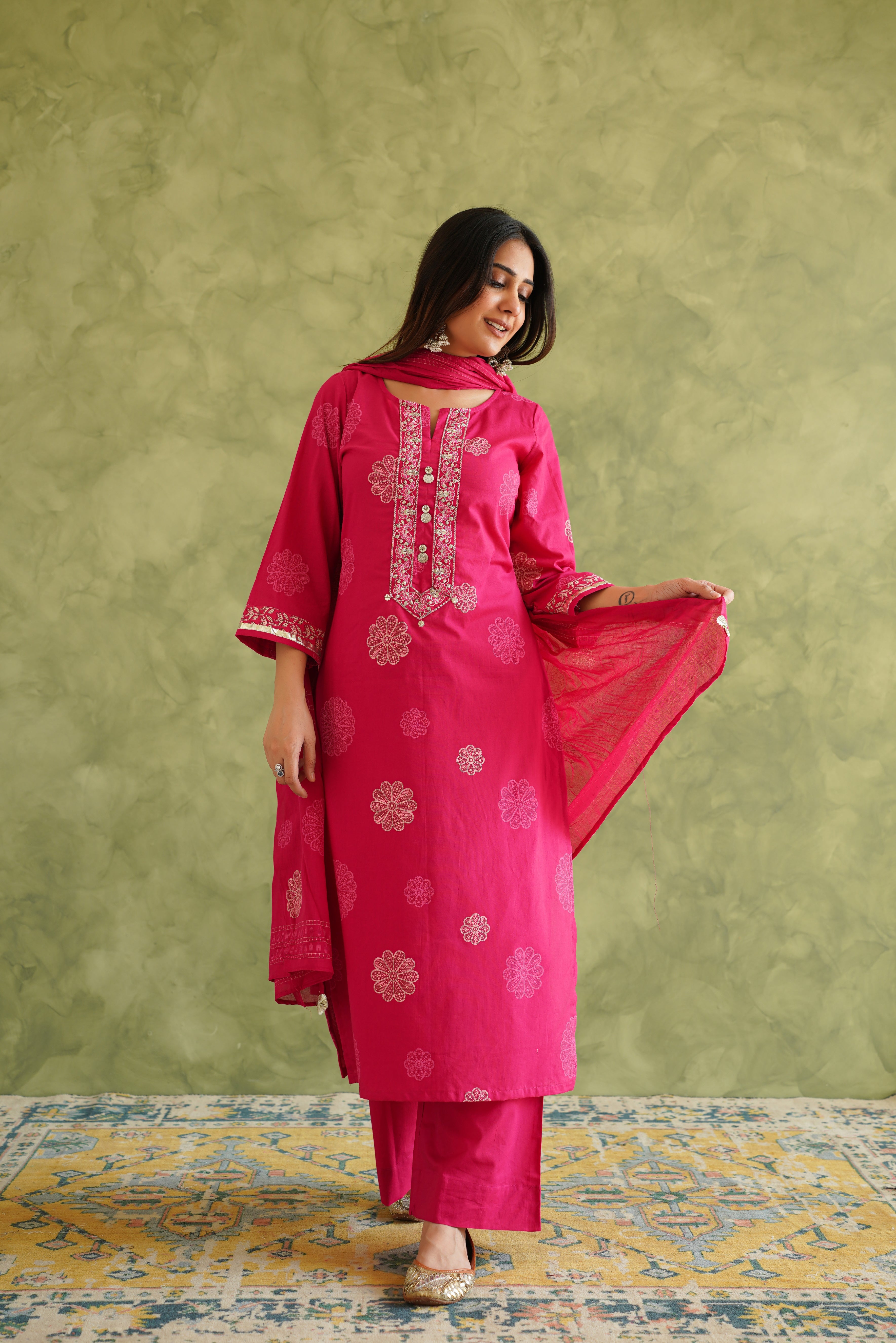 Rani  Floral Printed Suit Set