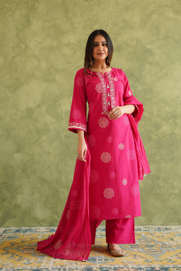 Rani  Floral Printed Suit Set