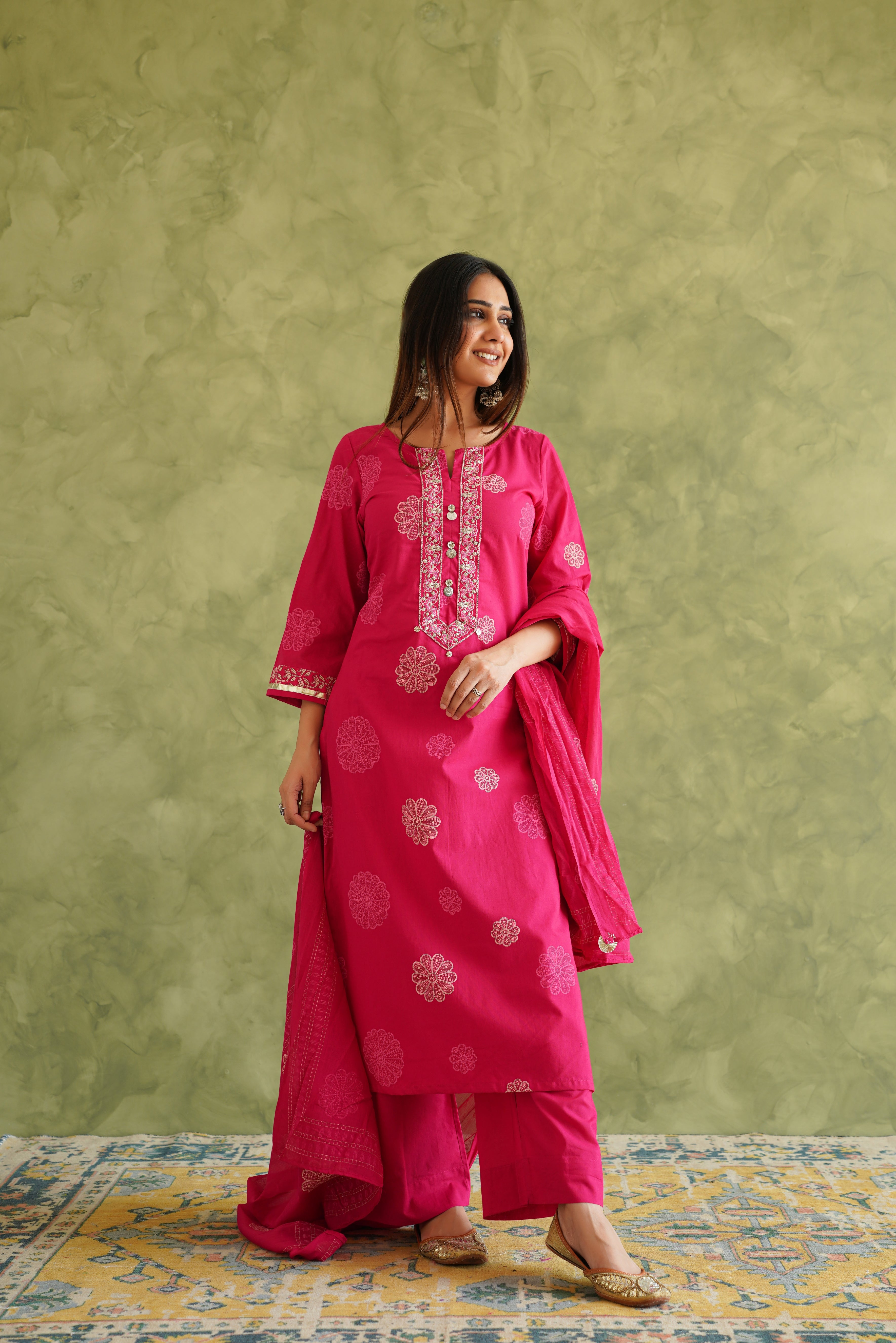 Rani  Floral Printed Suit Set