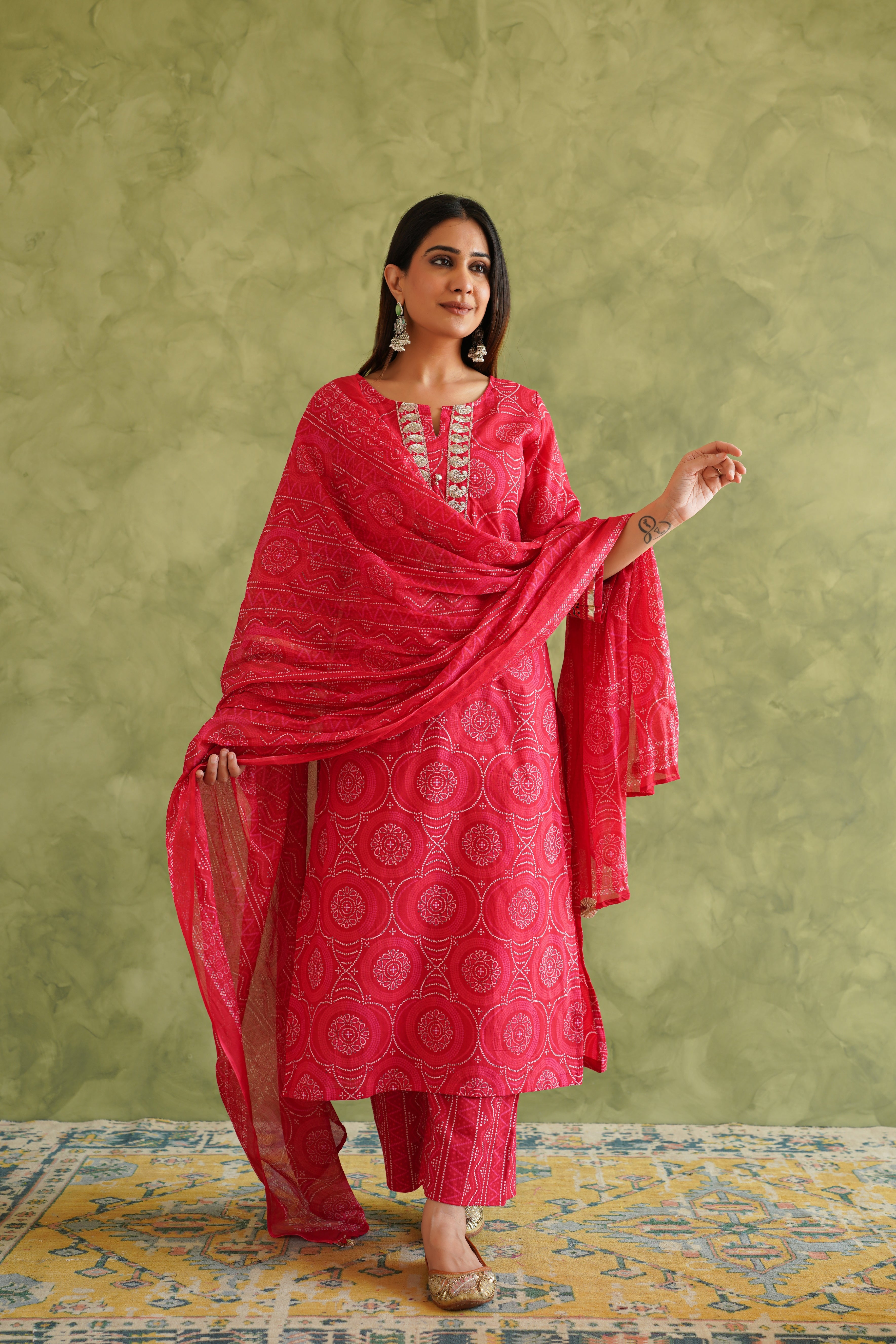 Rani Bhandej Printed Suit Set