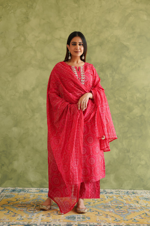 Rani Bhandej Printed Suit Set