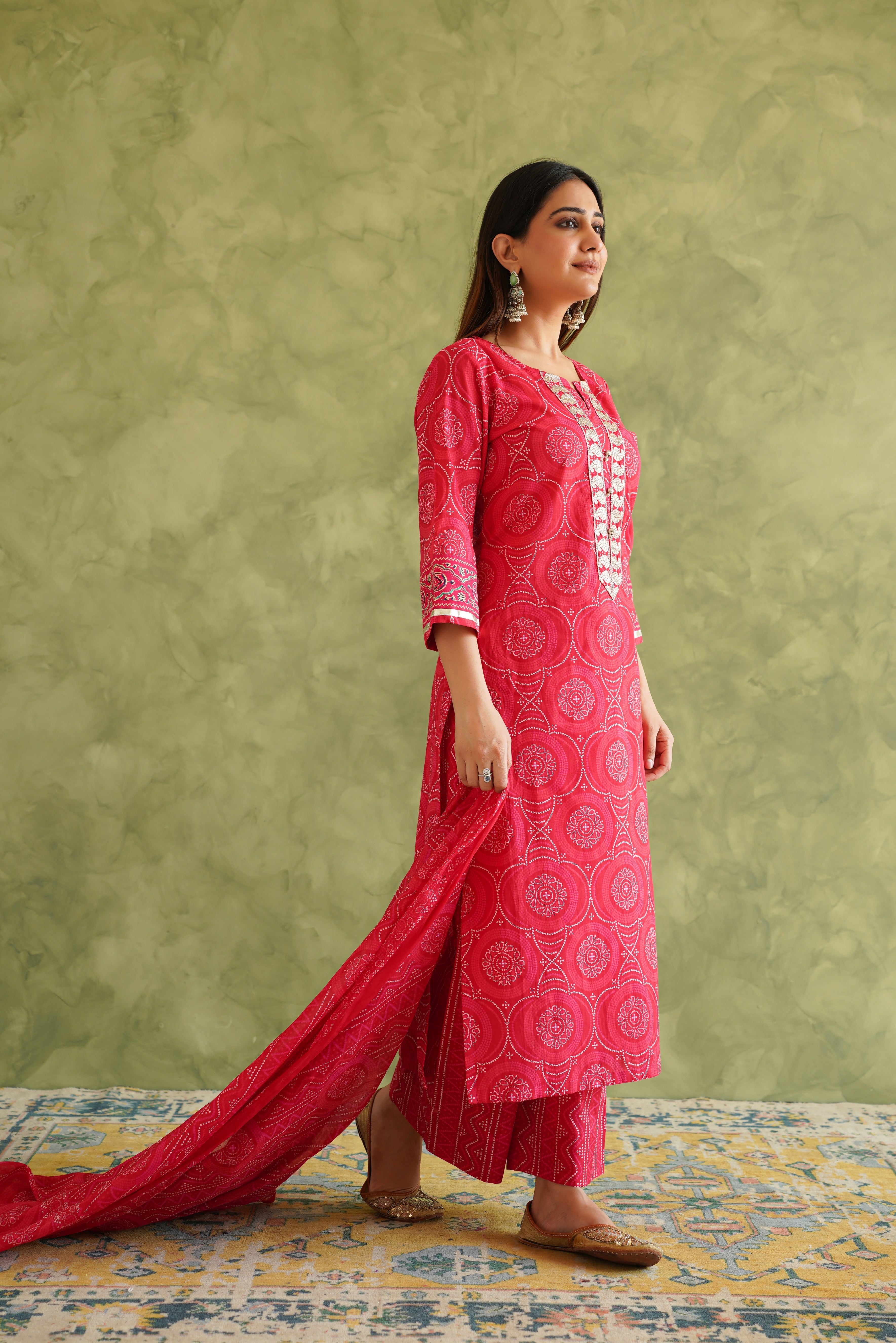 Rani Bhandej Printed Suit Set